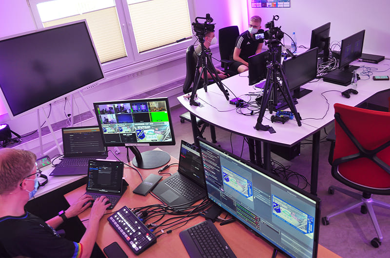 eFootball-Turnier mit Streaming-Setup bei LS IT & Media